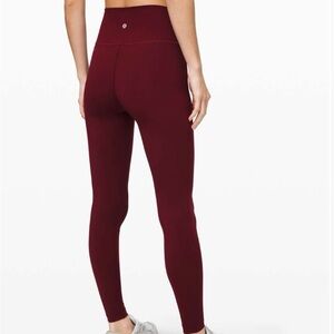 Lululemon Athletica Women’s Maroon Leggings